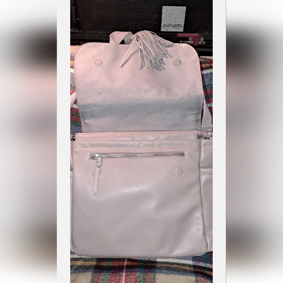 Sweet Skip And Hop Baby Diaper Bag With Changing Pad Beige/Grey Lrg Bag - Picture 3 of 8